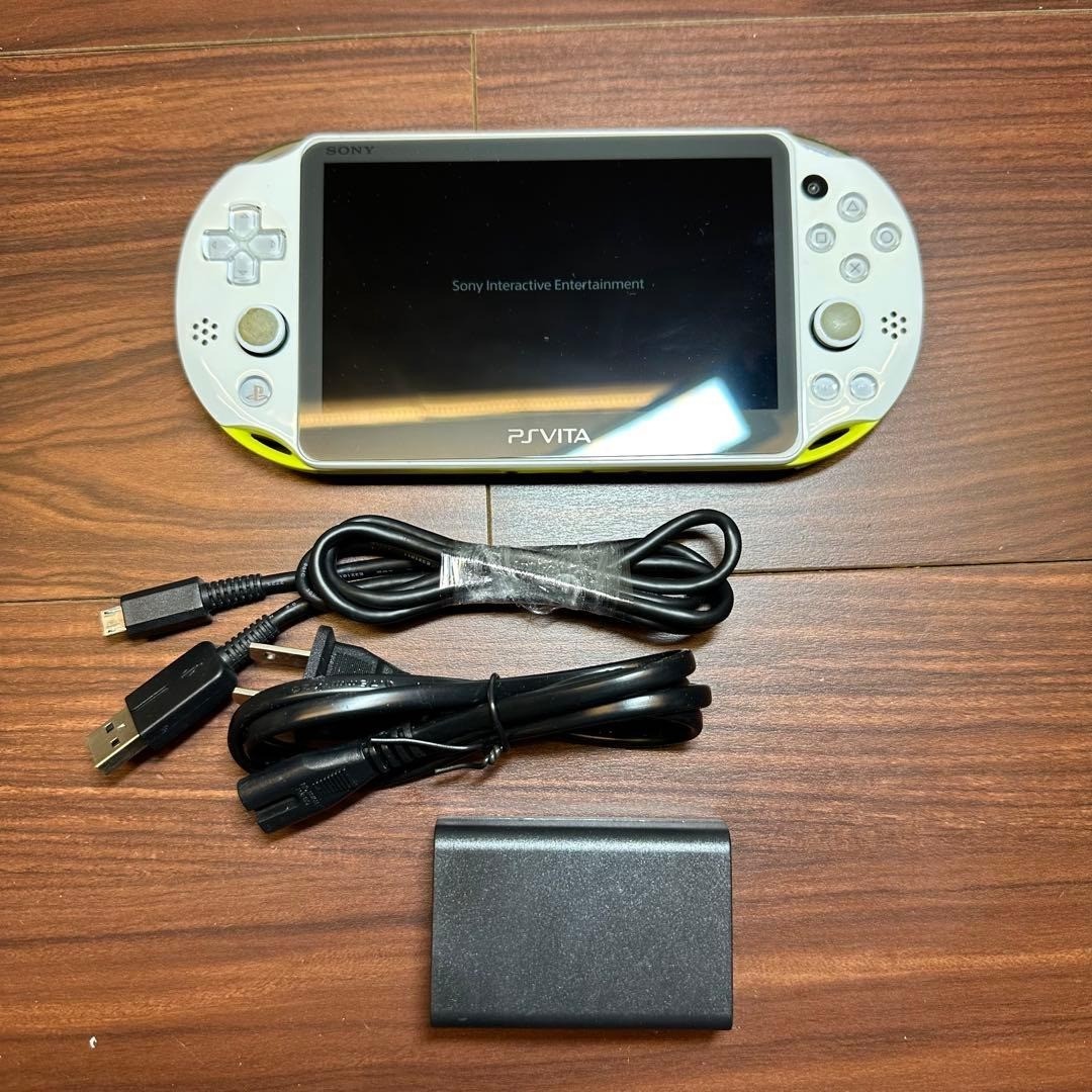 Sony PS Vita PCH-2000 1GB Lime Green/White Handheld Console for