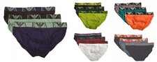 SG Slip uomo EMPORIO ARMANI confezione 3 pezzi mutande elastico a vista cotone e
