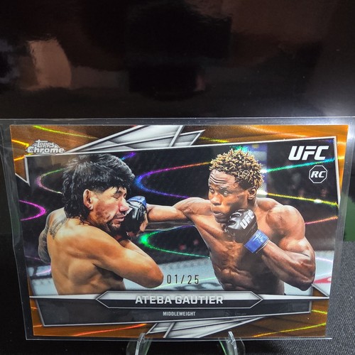 Ateba Gautier [Orange Refractor] #7 2026 Topps Chrome UFC card