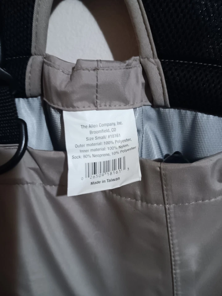 Allen Company Platte Pro 长袜脚钓鱼箱涉水裤 S 码 — 第 3/4 张图片