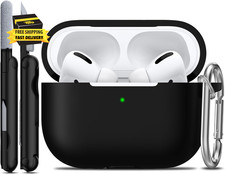 for Airpods Pro 2 Case, Soft Silicone Protective Cover with Cleaning Kit  Keych