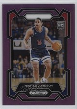 2024-25 Panini Prizm Draft Picks Purple Prizm 67/75 Keshad Johnson #66 1f7d