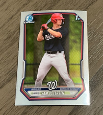 2026 Bowman Chrome 1st # BCP-122 Sam Petersen Washington Nationals