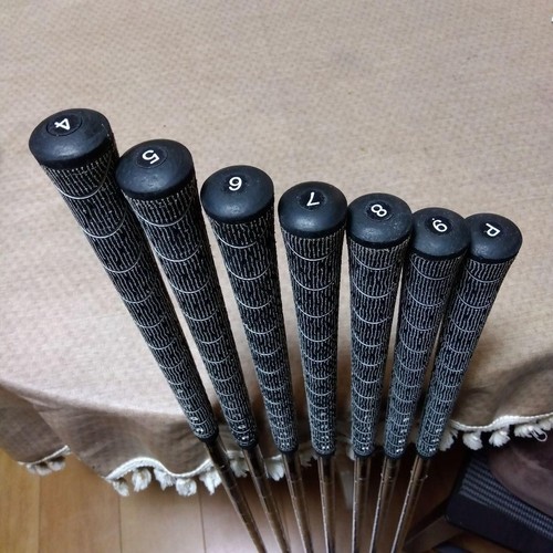 PR Gr geschmiedete Eisen Set 4-9PW 7 Stück M43 S Golfschläger gebraucht Nr113 - Bild 12 von 13