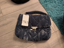 Zara Medium Cotton Exterior Bags Handbags for Women for sale