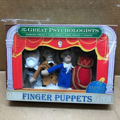 NIB Great Psychologists Finger Puppets Freud Jung Sigmund Freud Couch