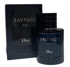 Christian Perfume 3.4 oz (100 Ml) by Dior Sauvage Elixir for Men Cologne