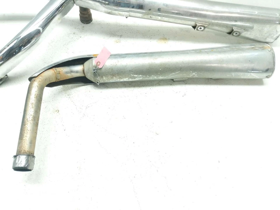 Cabezal silenciador tubo escape completo cromado 11 Kawasaki Vulcan 1700 Vaquero Foto 2 de 4