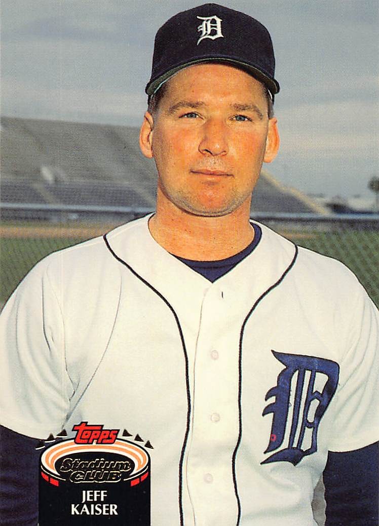 Jeff Kaiser 1992 Stadium Club 526a Detroit Tigers BASEBALL Card | eBay