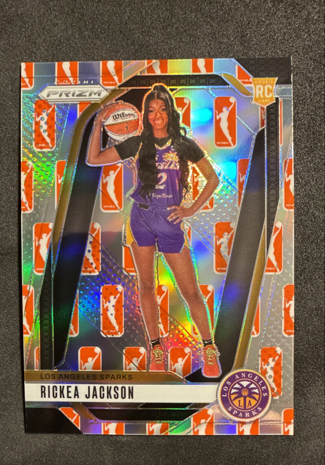 2024 Panini Prizm WNBA - Rickea Jackson #144 WNBA Logo Prizm (RC)