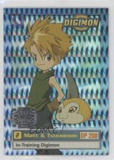 1999 Digimon - Series 1 Exclusive Preview Foil & Stamp Matt Tsunomon #5 a4e