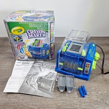 Vintage Crayola Crayon Maker Melt  Mold Swirl Color Kit Box  Manual Tested