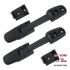 Black Hood Latch Strap w/Catch Bracket for Kenworth T660 T470 T370