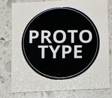 Sizemore Collection SiZEMORE Putter PROTOTYPE Shaft Band Label Black  White