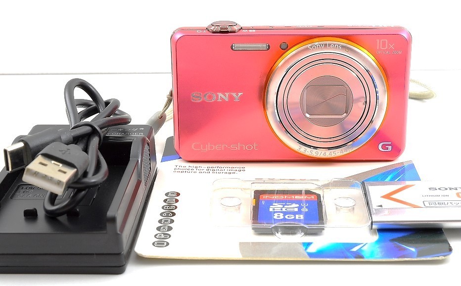 SONY Cyber-shot DSC-WX100 pink Compact Digital Camera from Japan