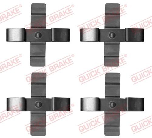 ACCESSORY KIT DISC BRAKE PAD 109-1899 FOR PORSCHE M 05.9E/MCN.RB 3.0L 6cyl
