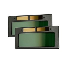 True-Color Auto Darkening Welding Lens 2-Pack, Replacement Horizontal Lens for W