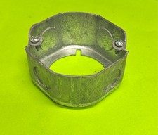 3-0  3-1/2" OCTAGON Extension Box ring 3/4" KO's 1-1/2" HIGH