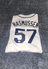 Drew Rasmussen Hand Signed Baseball Jersey  - Tampa Bay Rays  / JSA-COA