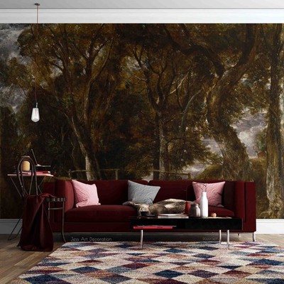 3D Constable Landscape Oil Painting Wall Murals Wallpaper Murals Wall Sticker 57