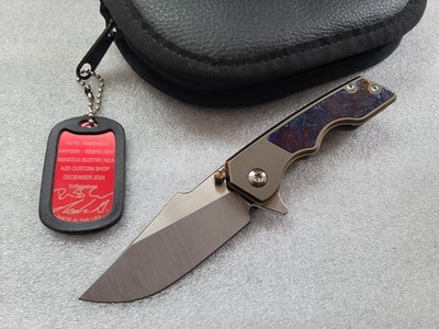 Attn2Detail Mercantile A2D Custom Small MK3, Magnacut, Harpoon, Timascus Inlay