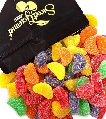 SweetGourmet Assorted Fruit Slices | Bulk Jelly Candy | 2.5 Pound (Pack of 1) 
