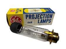 GE Projection Lamp DAR, 115-120V 500 watts for Movie  Still Projectors - NOS