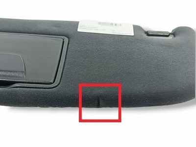 852012C200LK 237860 sun visor lh HYUNDAI COUPE GK 2.0 CAT 2002