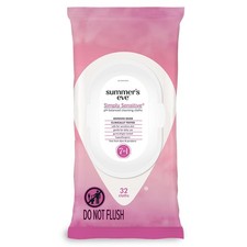 Summer's Eve Simply Sensitive Daily Feminine Wipes 32 Count Gentle Cleanse