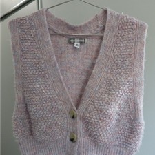 Womens Urban Outfitters multicolor Sweater Vest Winter Style Soft