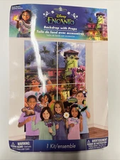 Disney🌟 Encanto Birthday Scene Setter Wall Decoration Kit Backdrop With Props