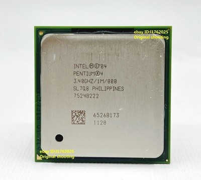 Intel Pentium 4 CPU SL7Q8 3.4GHz 1M 800 Absolute High Collection Value .Testing