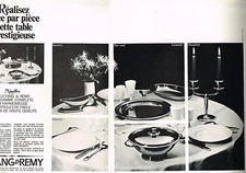 ADVERTISING 1966 LETANG & REMY tableware (2 pages)
