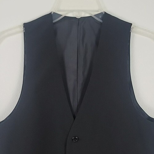 Southeastern Airlines Vintage Classic Black Button-Up Vest Womens S - Picture 2 of 10