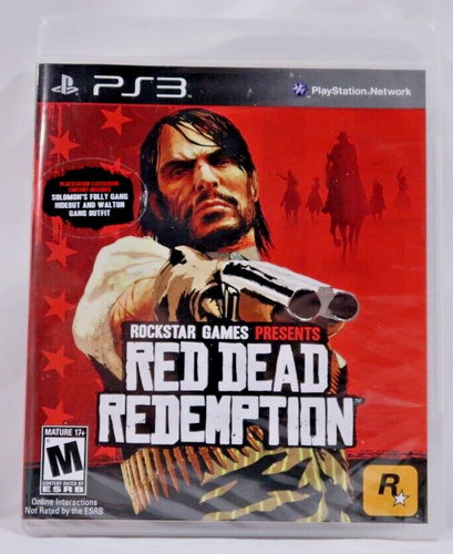 Red Dead Redemption Standard (Sony PlayStation 3, 2010) New Sealed