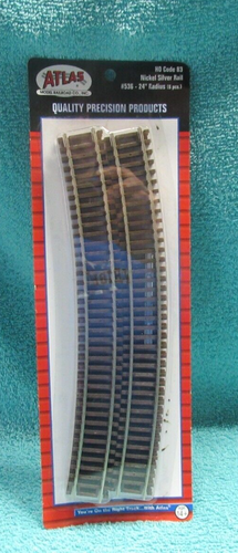 Atlas HO Code 83 24 Radius Curved Section (6) 536