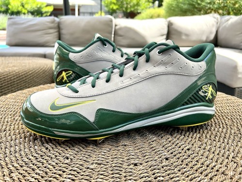 Nike Air Swingman Griffey Metal Baseball Cleats Sz 16 Oregon Ducks DJ Metalf PE - Picture 2 of 13