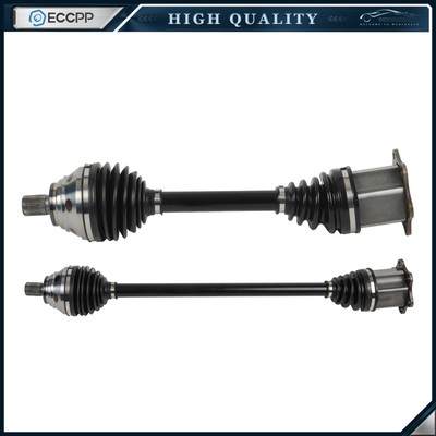 For Volkswagen Passat 2.0L 2012-15 2x Front CV Axles Automatic Dual Clutch Trans