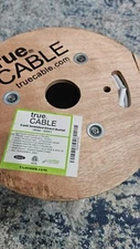 NEW True Cable Cat6a Shielded Direct Burial Line White - 500ft Spool