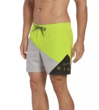 Men's Nike Logo Jackknife Volley Swim Shorts Green