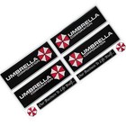 Umbrella Corporation Resident Evil 3d domed epoxy stickers decal