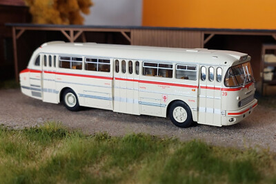 Brekina MCZ 03-384 Ikarus 66 3-Türer VE Verkehrsbetriebe Halle Wagen 39 1:87 NEU