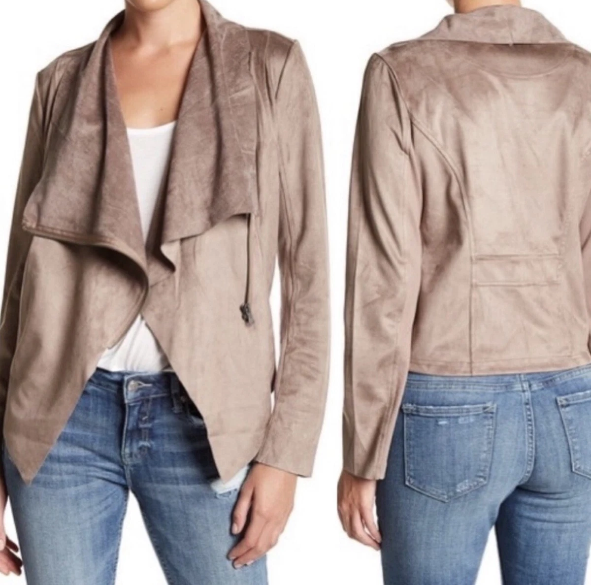 Vigoss suede wrap clearance jacket