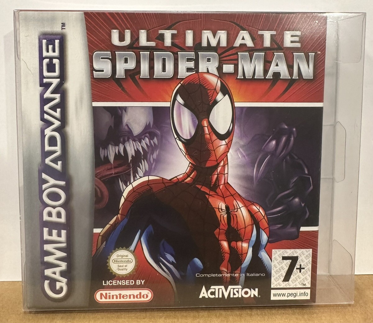 Ultimate Spider-Man Nintendo Game Boy Advance GBA CIB MINT ITALIAN