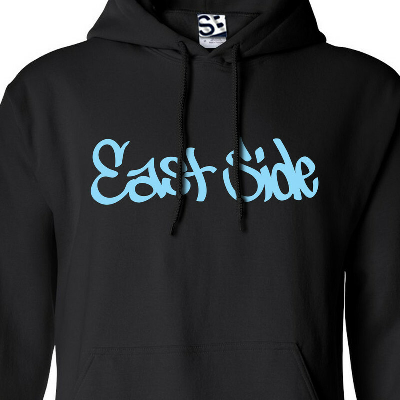 East Side Tag HOODIE | Hooded Sweatshirt Graffiti Graf EastSide