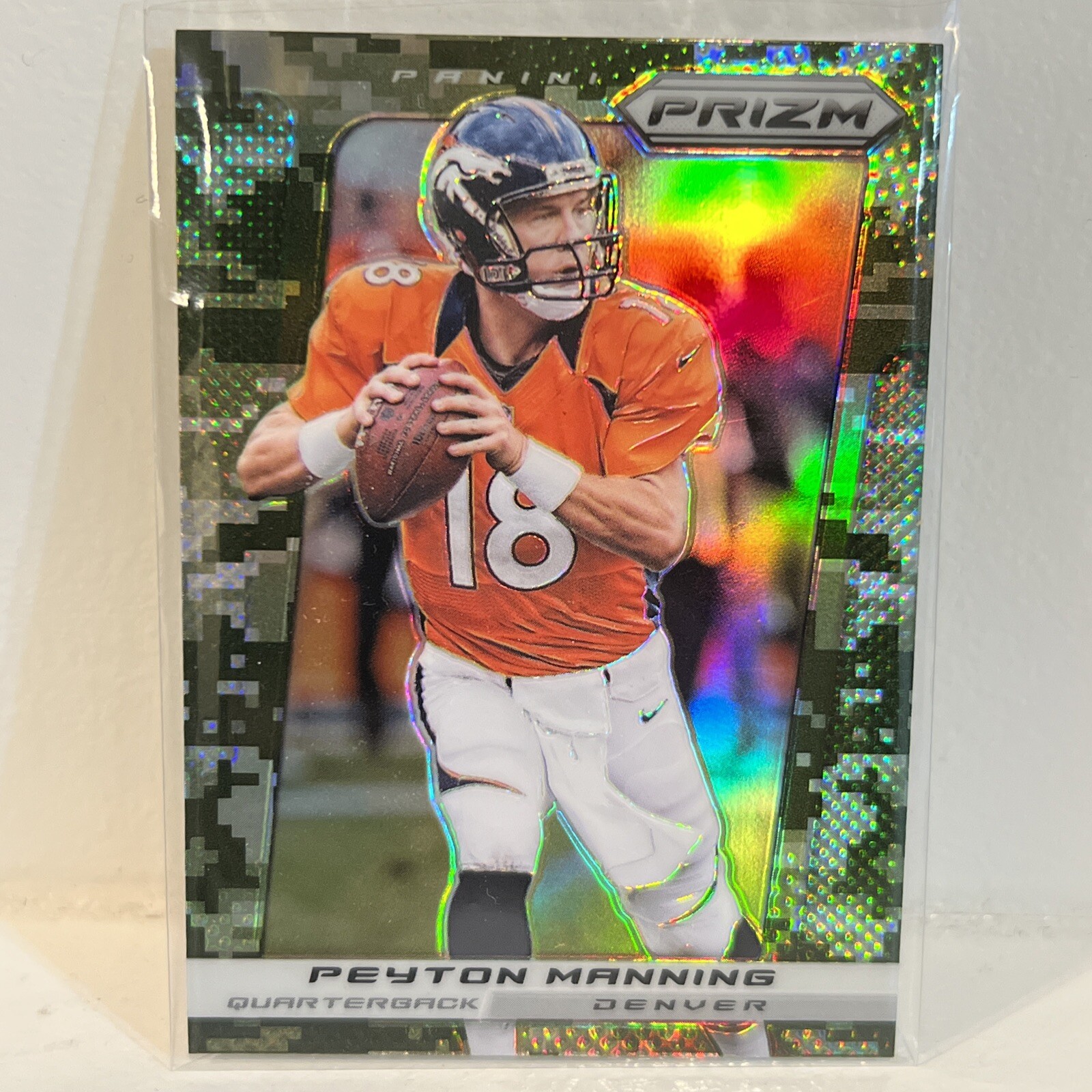 2013 Panini Prizm Camo Refractor Peyton Manning Super Rare 🔥🔥🔥 Nowadays