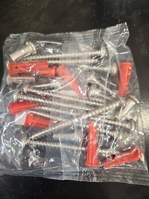 Lot of 2 ASI Replacement Screw Set P/W Full Length Bracket For Global Partitions