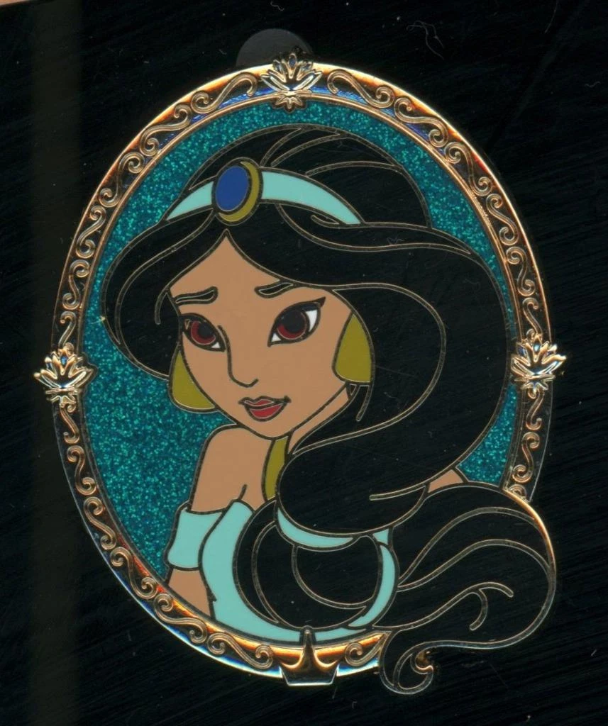 Jasmine Portrait Frame Aladdin Disney Pin 152600
