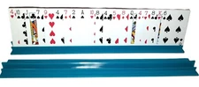 Playing Card Holders 15" Inch 2 pcs Rack Hands Free Trays Table Game Organizers