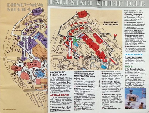 Walt Disney World - Disney-MGM Studios Vintage Guide - Book Opening Year 1989 - Picture 5 of 9